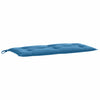 Vidaxl Garden Bench Cushion 100x50x7 cm tessuto miscelato blu