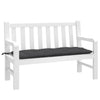 Vidaxl Garden Banch Cushion 120x50x7 cm tessuto miscelato antracite -Collorato