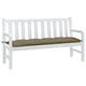 Vidaxl Garden Banch Cushion 150x50x7 cm tessuto miscelato