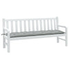 Vidaxl Garden Bench Cushion 180x50x7 CM Fabric Gred Grey