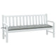 Vidaxl Garden Bench Cushion 180x50x7 CM Fabric Gred Grey