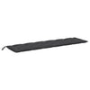 Vidaxl Garden Bench Cushion 200x50x7 cm tessuto misto antracite