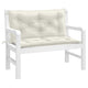 Vidaxl Garden Bench Cushions 2 PCS 100x50x7 cm in tessuto misto, colorato