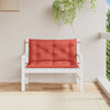 Vidaxl Garden Bench Cushions 2 St 100x50x7 cm tessuto misto rosso