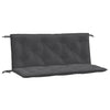Vidaxl Garden Bench Cushions 2 PCS 120x50x7 cm tessuto misto di antracite Colore