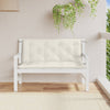 Vidaxl Garden Bench Cushions 2 PCS 120x50x7 CM TELA CREMADA COLADA