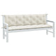 Vidaxl Garden Bench Cushions 2 PCS 180x50x7 CM TELA CREMADA COLADA