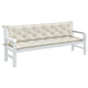 Vidaxl Garden Bench Cushions 2 ST 200x50x7 CM Fabric de tela mixta