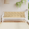 Vidaxl Garden Bench Cushions 2 ST 200x50x7 CM Fabric Beige