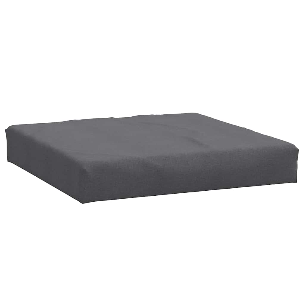 Vidaxl Pallet Cuscino 60x60x10 cm tessuto misto antracite