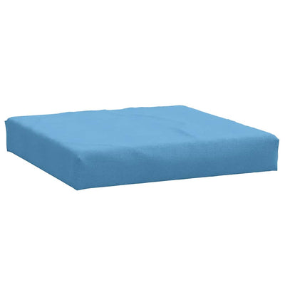 Vidaxl Pallet cushion 60x60x10 cm Fabric mixed blue