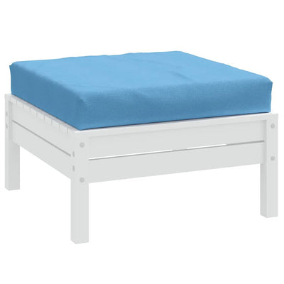 Vidaxl Pallet cushion 60x60x10 cm Fabric mixed blue