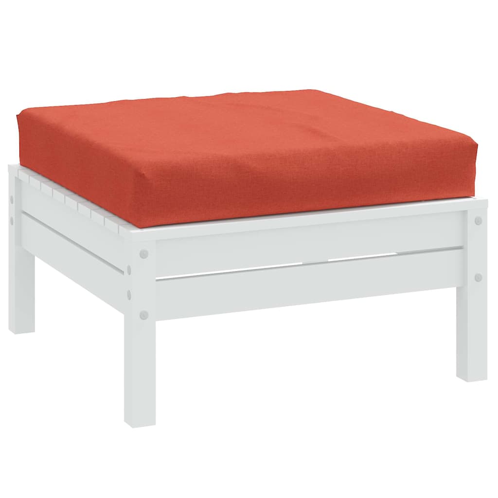 Cuscino Vidaxl pallet 60x60x10 cm tessuto misto rosso