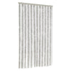 Vidaxl Fly Curtain 100x220 cm Chenille grigio chiaro e bianco