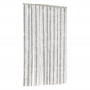 Vidaxl Fly Curtain 100x230 cm Chenille grigio chiaro e bianco