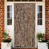 Vidaxl Fly Curtain 100x200 cm Chenille beige e marrone scuro