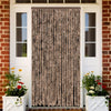 Vidaxl Fly Curtain 100x230 cm Chenille beige e marrone scuro