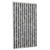 Vidaxl Fly Curtain 100x220 cm Chenille grigio e nero