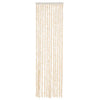 Vidaxl vliegengordijn 56x200 cm chenille beige en wit