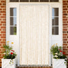 Vidaxl Fly Curtain 100x220 cm Chenille beige e bianco