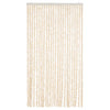 Vidaxl Fly Curtain 100x230 cm Chenille beige e bianco