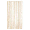 Vidaxl Fly Curtain 100x230 cm Chenille beige e bianco