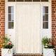 Vidaxl Fly Curtain 100x230 cm Chenille beige e bianco