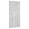 Vidaxl Fly Curtain 90x220 cm Chenille grigio