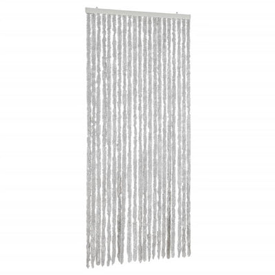 Vidaxl Fly Curtain 90x220 cm Chenille grigio