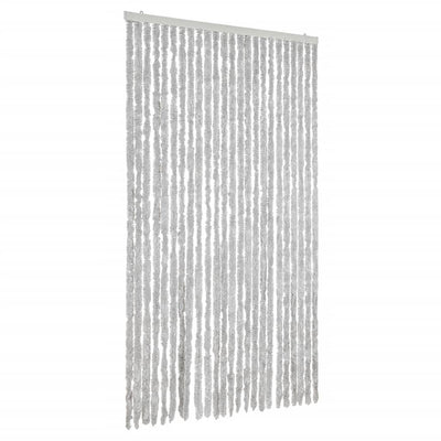 Vidaxl Fly Curtain 100x230 cm Chenille grigio