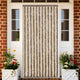 Vidaxl Fly Curtain 100x220 cm Chenille marrone scuro e beige