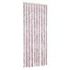 Vidaxl Fly Curtain 56x200 cm Chenille argento grigio e rosa