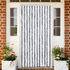 Vidaxl Fly Curtain 100x230 cm Chenille grigio e bianco