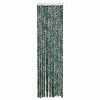 Vidaxl Fly Curtain 56x200 cm Chenille verde e bianco