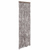 Vidaxl Fly Curtain 56x200 cm Chenille beige e Brown