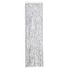 Vidaxl Fly Curtain 56x200 cm Chenille grigio chiaro e grigio scuro