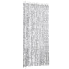 Vidaxl vliegengordijn 90x200 cm chenille lichtgrijs en donkergrijs