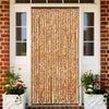 Vidaxl Fly Curtain 100x230 cm Chenille ocra e bianco