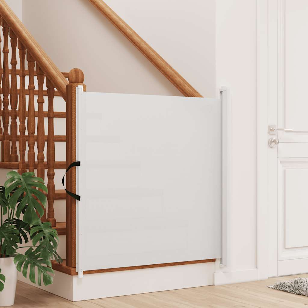 Vidaxl Pet Hek extensible 102.5x125 cm blanco