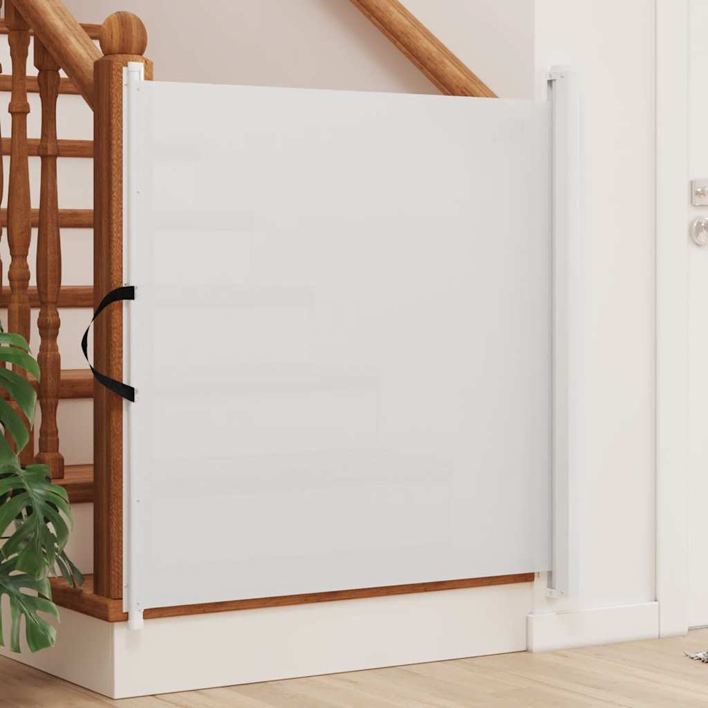 Vidaxl Pet Hek extensible 102.5x125 cm blanco
