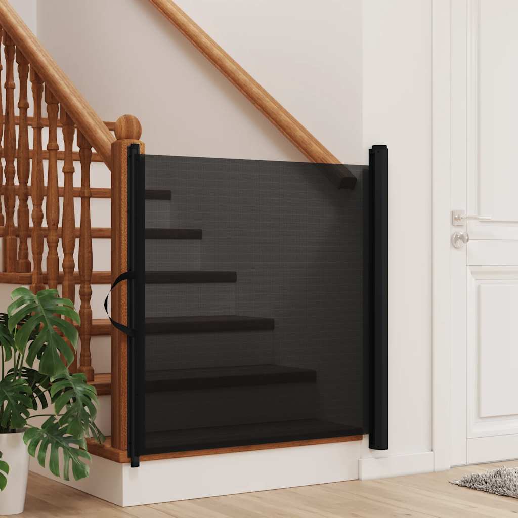 Vidaxx puerta extensible para mascotas 82,5x125 cm negro