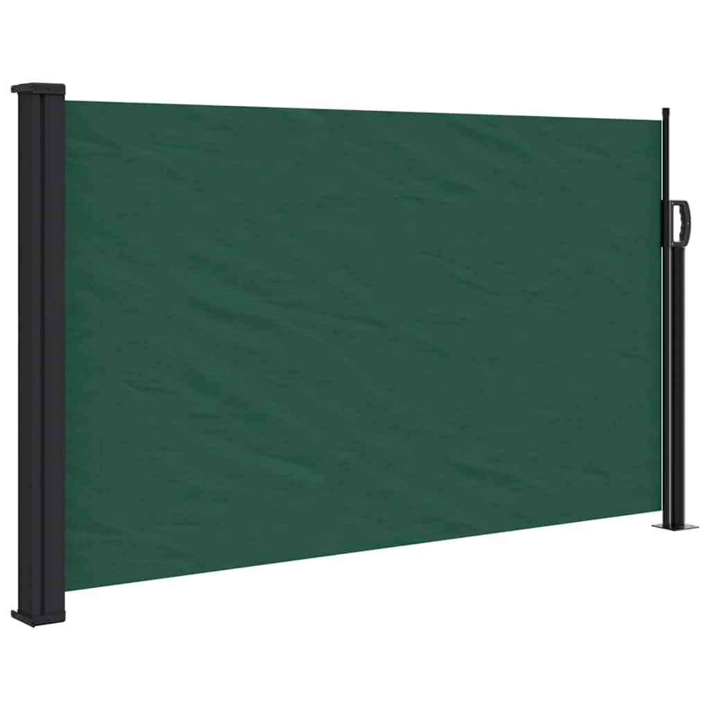 Paravento estensibile Vidaxx 117x300 cm verde scuro