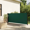 Paravento estensibile Vidaxx 117x300 cm verde scuro