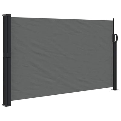Vidaxl uitschuifbaar zijluifel antraciet 117x300 cm