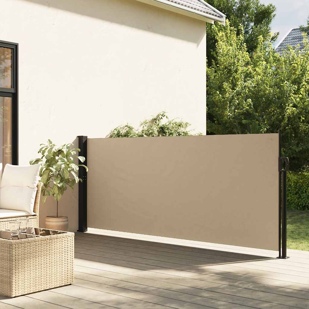 Parabrisas Vidaxl extensible 140x300 cm beige