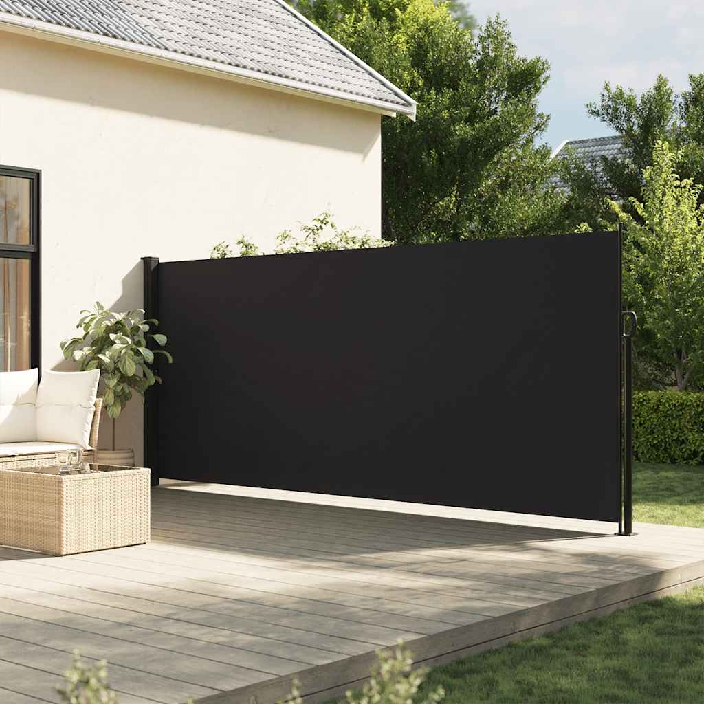 Parabrisas Vidaxl extensible 180x300 cm negro