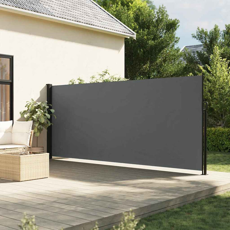 Vidaxl Paradshield estendibile 180x300 cm antracite -colorato