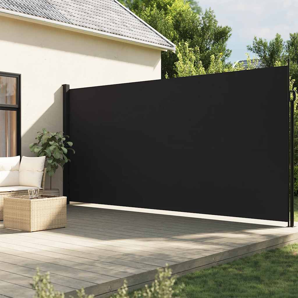 VIDAXL Parature estendibile 220x300 cm nero
