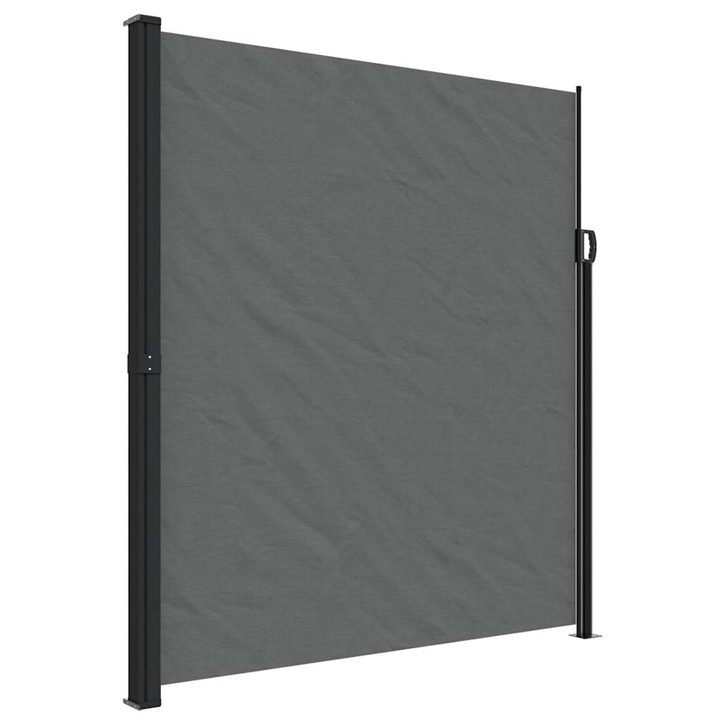 VidaXL Windshield Extendable 220x300 cm Anthracite -colored