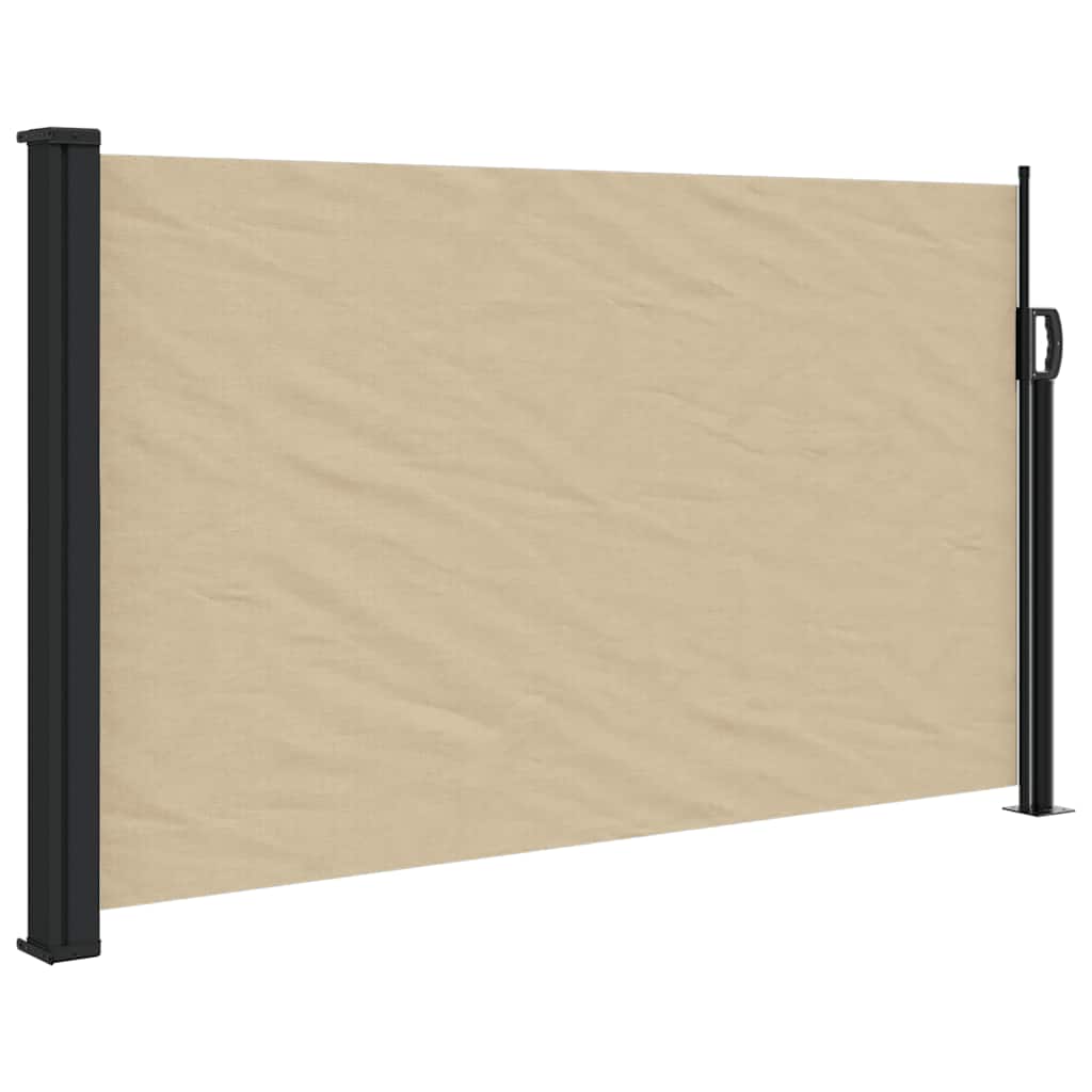 Paravento estensibile Vidaxx 120x500 cm beige